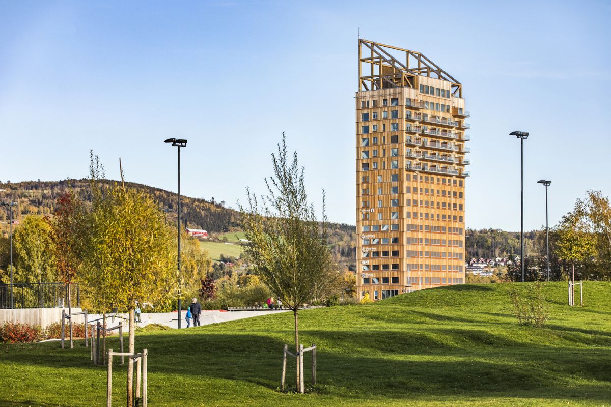 Skyscrapers and wood: the Mjøsa Tower in Norway - Working | Process